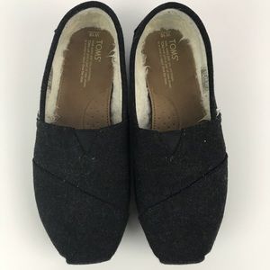 Tons Classic Wool Slip-ons - Black
